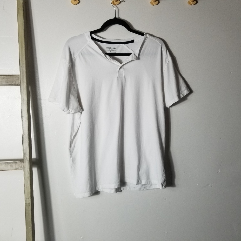 KENNETH COLE MEN'S WHITE SHIRT SIZE XL